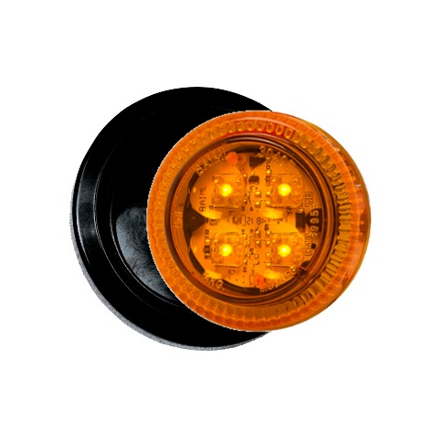 FARO TRASERO LED BAIML 3040 63MM (4 LED) UNIPOLAR BIVOLTAJE AMBAR
